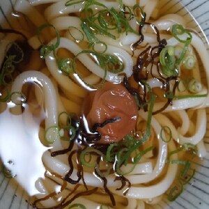 夜食に！ぶっかけうどん